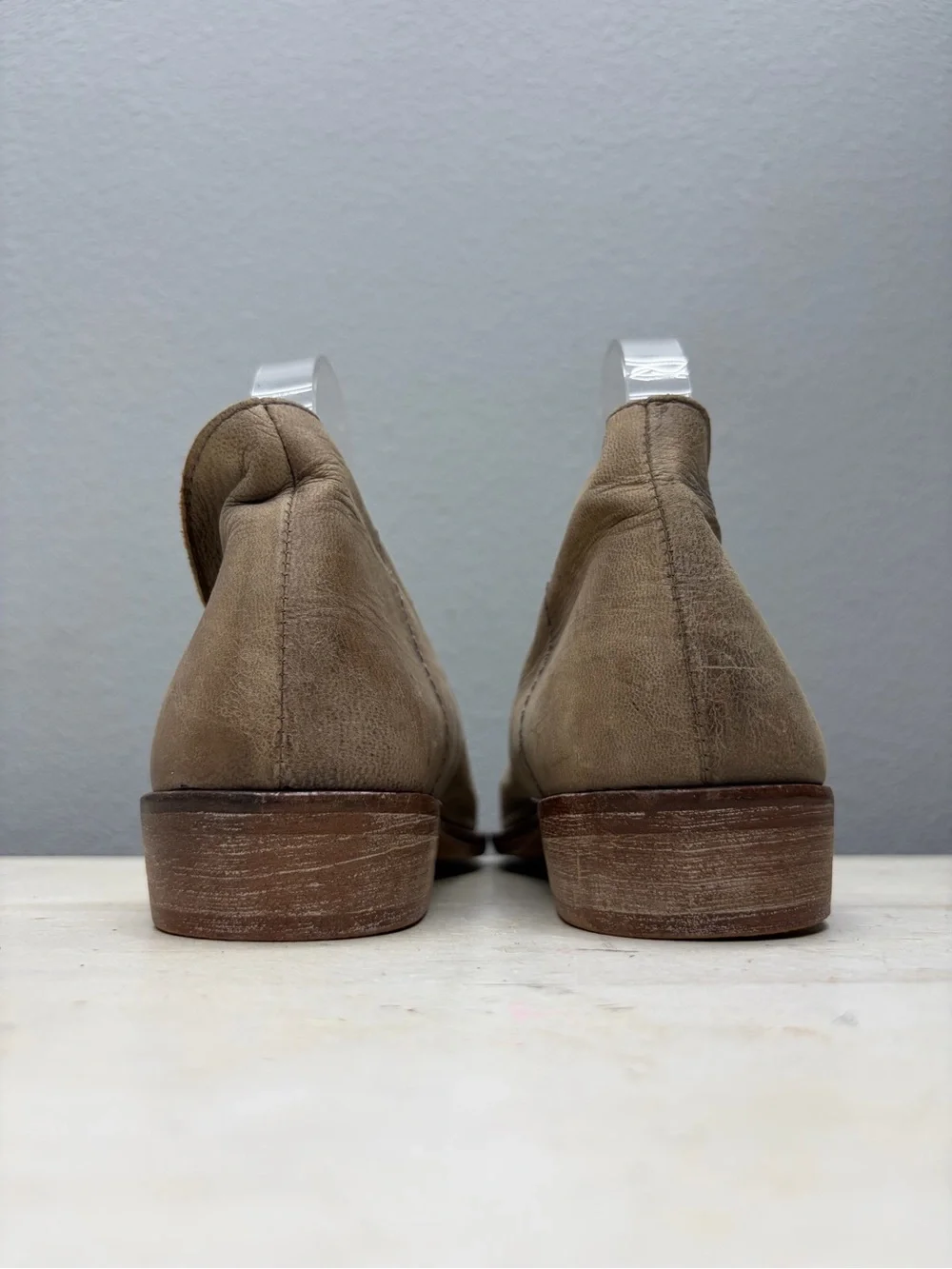 Free People Brown Leather Mont Black Sandals Size 35